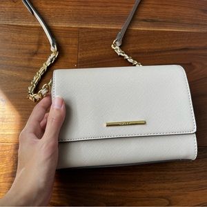 Aldo Crossbody Bag - Cream / Light Beige / Nude
